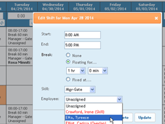 RosterApps Tour Assigning Schedules Shifts ARCOS LLC